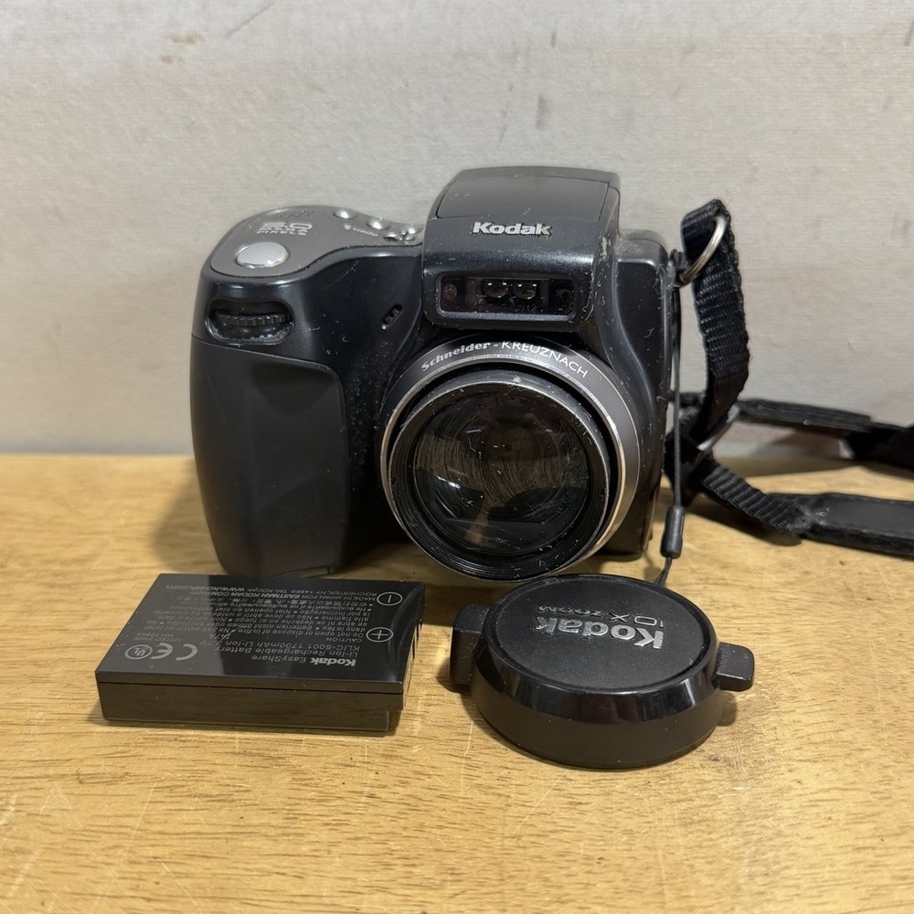 Kodak EasyShare DX7590 5.0MP Digital Camera Black 10x Optical Zoom Y2K Tested